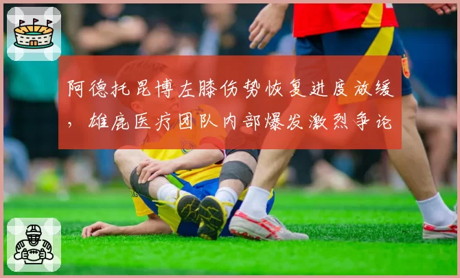 阿德托昆博左膝伤势恢复进度放缓，雄鹿医疗团队内部爆发激烈争论